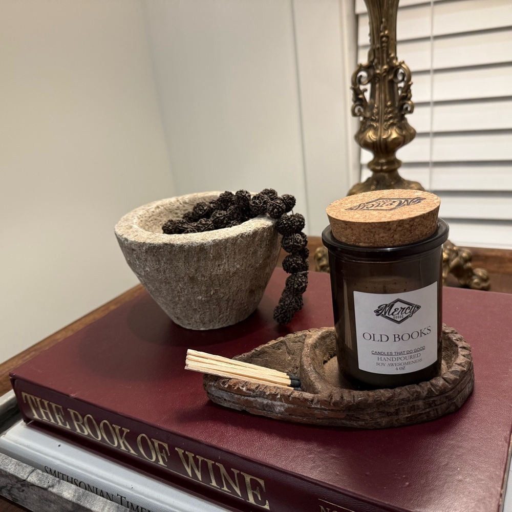 Vintage Stone Mortar Bowl